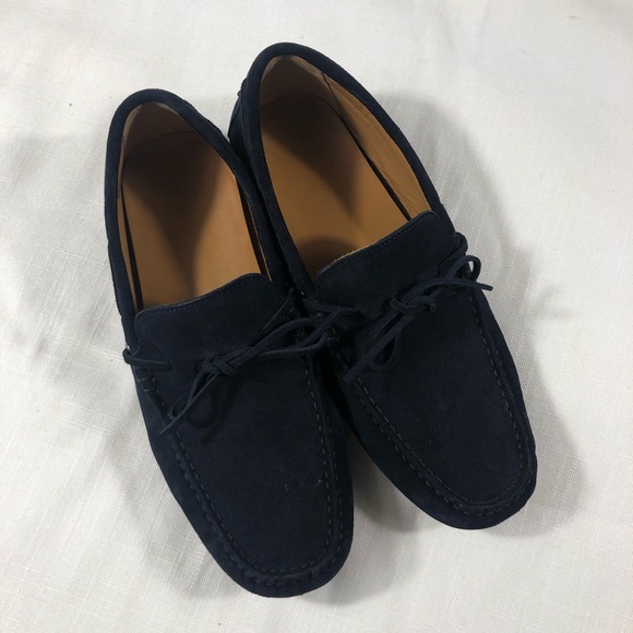 Oliver cabell suede loafers navy EUC - Picture 1 of 10